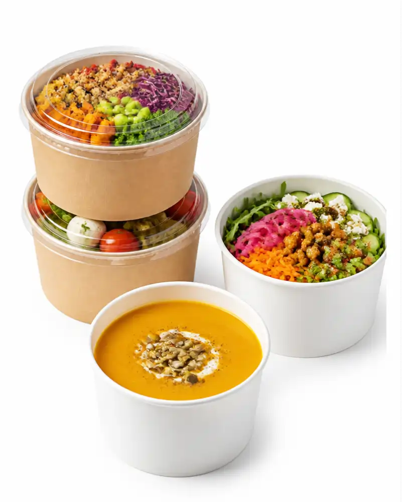 Paper Bowls & Food Containers with LID